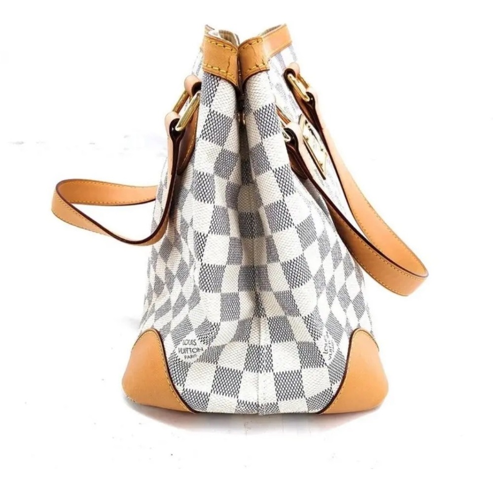 Louis Vuitton Authentic Shoulder Bag in Damier Azure Canvas. Suede interior - Picture 5 of 10